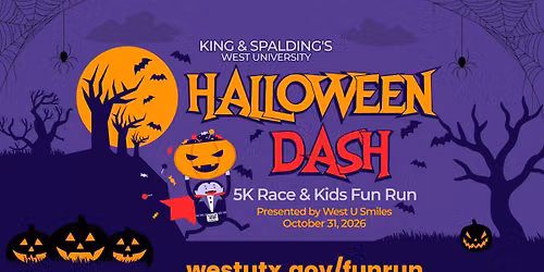 King & Spalding's West U Halloween Dash and Kids Fun Run