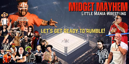 Midget Mayhem \/ Little Mania" Mini Wrestling! Altoona PA (All-Ages)