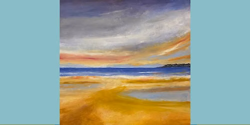 Beach Scene for Beginners - Painting in oil and cold wax workshop
