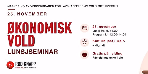 Markering av verdensdagen for avskaffelse av vold mot kvinner - 25. november.