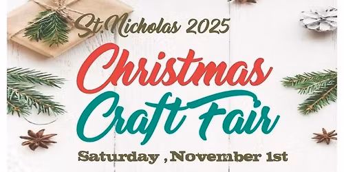 St. Nicholas CHRISTMAS CRAFT FAIR