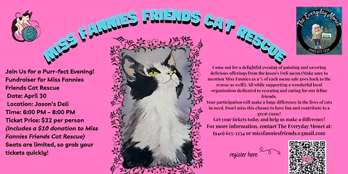 Miss Fannies Friends Cat Rescue Fundraiser