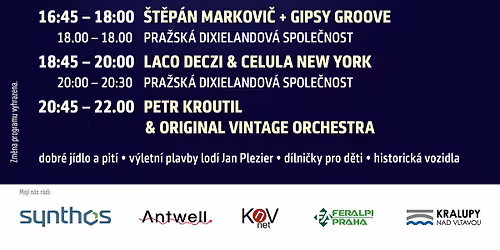 Jazzov\u00fd festival u \u0159eky 2026