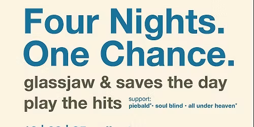 Saves The Day & Glassjaw
