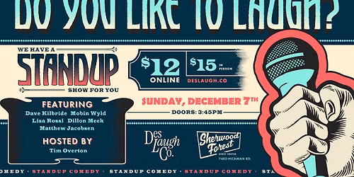 Comedy @ Sherwood Forest Event Center