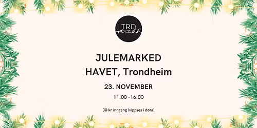 TRDstrikk Julemarked