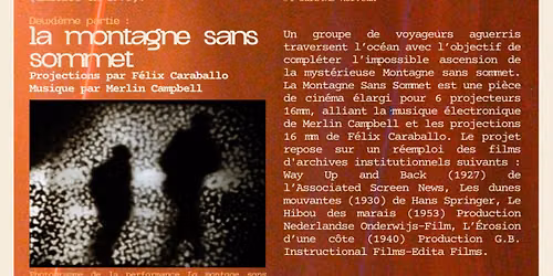 Cin\u00e9-concert - Andr\u00e9 Habib, Miguel Morin, F\u00e9lix Caraballo, Merlin Campbell