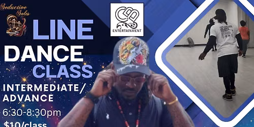 Line Dance w\/ Que (Intermediate thru Advance)