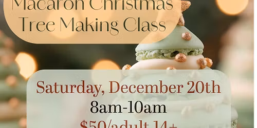 Macaron Christmas Tree Making Class