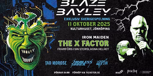 Blaze Bayley + Mindless Sinner + Tad Morose + Arrow@ Metal Fest Session III Kulturhuset Jönköping 