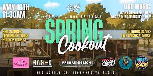 Spring Cookout at Conex RVA