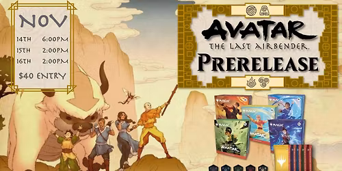 Avatar the Last Airbender Prerelease