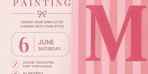 Letter Canvas Painting