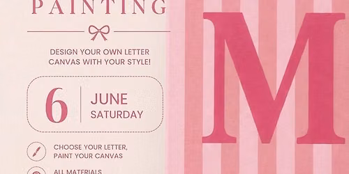 Letter Canvas Painting
