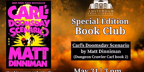 Special Edition Book Club- Carl's Doomsday Scenario *In-person and Virtual*