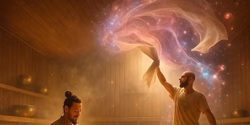 Spiritual Szaunaest Tea Szertart\u00e1sokkal \u00e9s Hangf\u00fcrd\u0151vel a SaunaBearlangban