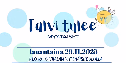 Talvi tulee myyjäiset