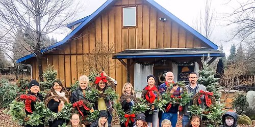 Holiday Wreath Workshop at The Flower Farm