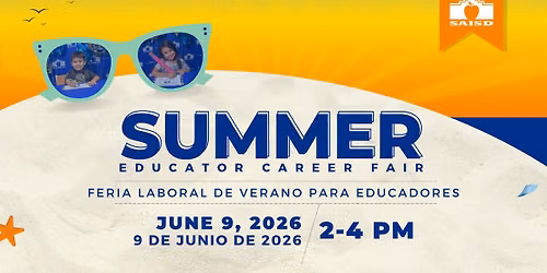 Summer Educator Career Fair | Feria Laboral de Verano para Educadores