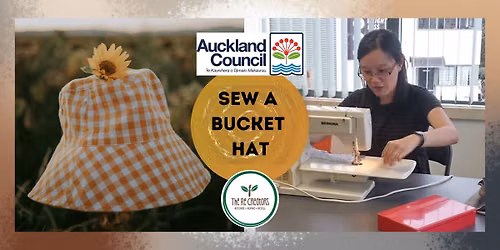 Sew a Bucket Hat, The ReCreators Green Space, Wednesday 23 Sep, 10am - 1pm
