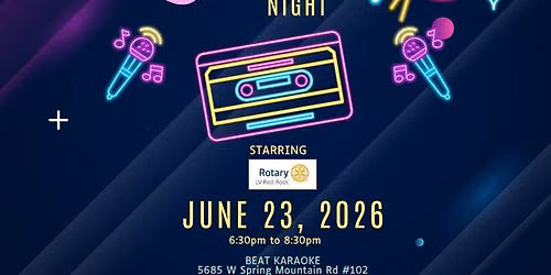 Wrap up to the Rotary year karaoke!
