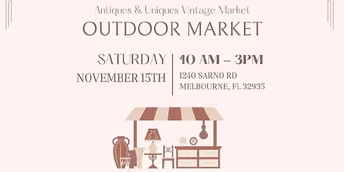 November Outdoor Market at Antiques & Uniques Vintage Market