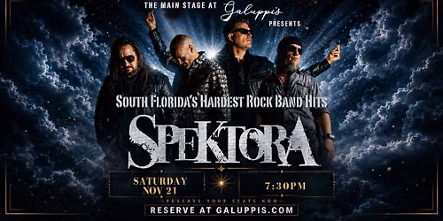 Spektora Live at Galuppi's Main Stage