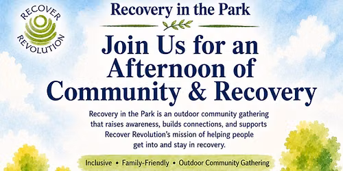 Recovery in the Park - 2026 - Recover Revolution