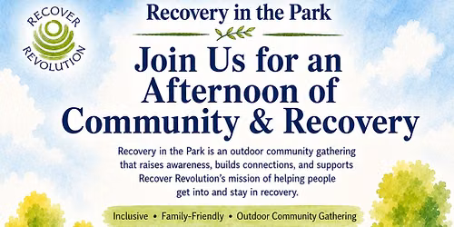 Recovery in the Park - 2026 - Recover Revolution