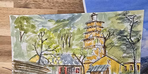 Adult BYOB Watercolor Night in Downtown Bethesda