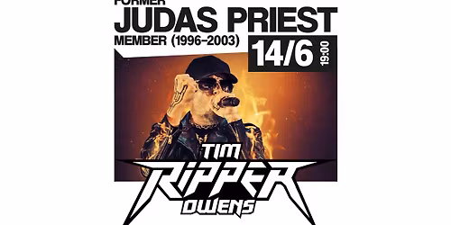 Tim Ripper Owens (Judas Priest) | Hoodbar Bu\u010dovice | 14. \u010dervna 2026, 19:00