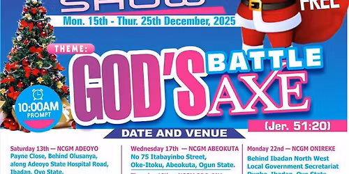 Free Father Christmas Show