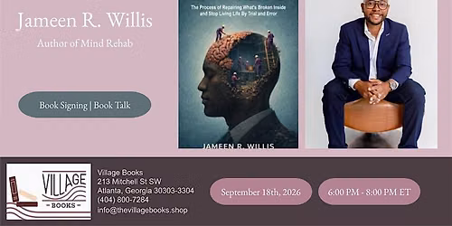 Book Signing and Talk with Jameen Willis