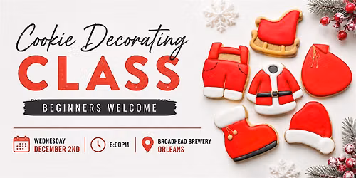 Merry & Iced Cookie Decorating Class