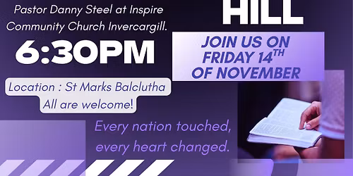 November South Otago Aglow | Brenda Hill speaking