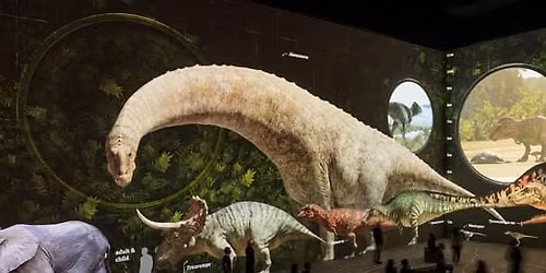 Plan\u00e8te Pr\u00e9historique : Dinosaures, L\u2019exp\u00e9rience immersive \u00e0 l\u2019Atelier des Lumi\u00e8res