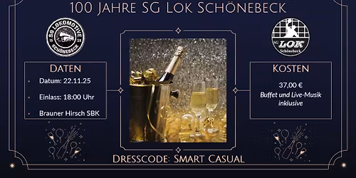 100 Jahre SG Lok Sch\u00f6nebeck