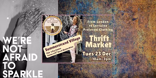 Thrift clothing market IN the Pick and Pay mall Summerstrand