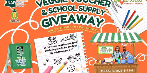 Veggie Voucher & School Supply Giveaway
