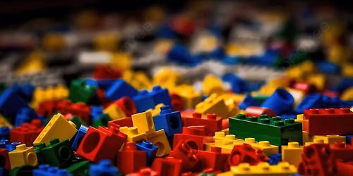 Messy Monday: Painting with Legos! 