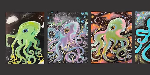 Paint Night for Adults_Osgoode Legion, Osgoode ON_COSMIC OCTOPUS