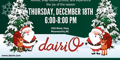 Santa visit at Dairi-O
