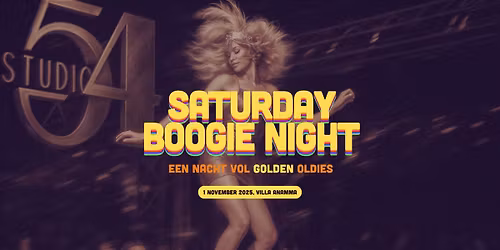 Saturday Boogie Night | 666 | Villa Anamma