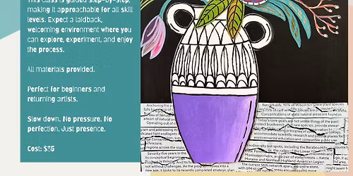 Spring Flower Still Life Adult Workshop (Monday)