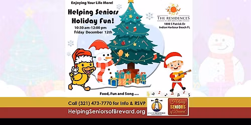 Helping Seniors - Holiday Festivities