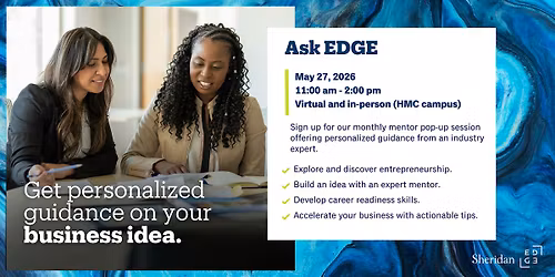 Ask EDGE Mentor Pop-up Session