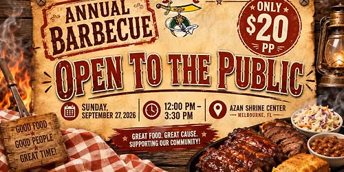 Annual AZAN BBQ *OPEN TO THE PUBLIC*