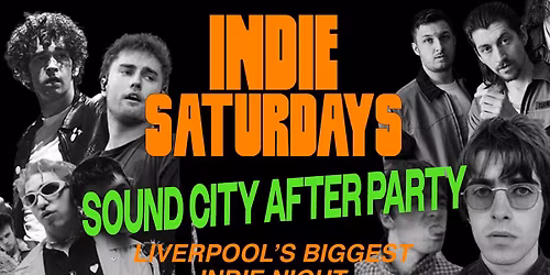 Shit Indie Disco presents INDIE SATURDAYS SOUNDCITY AFTERPARTY AT TUNNEL (beneath Heebies on Seel Street - \u00a35 DOUBLE VODKA &amp; MIXER - OPEN UNTIL 6AM