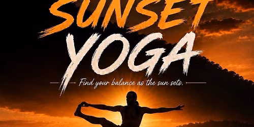 Sunset yoga