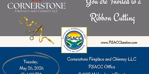 Ribbon Cutting-Cornerstone Fireplace and Chimney, LLC